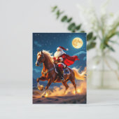 „Weihnachtliche Harmonie“ Feiertagspostkarte (Stehend Vorderseite)