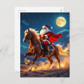 „Weihnachtliche Harmonie“ Feiertagspostkarte (Vorne/Hinten)