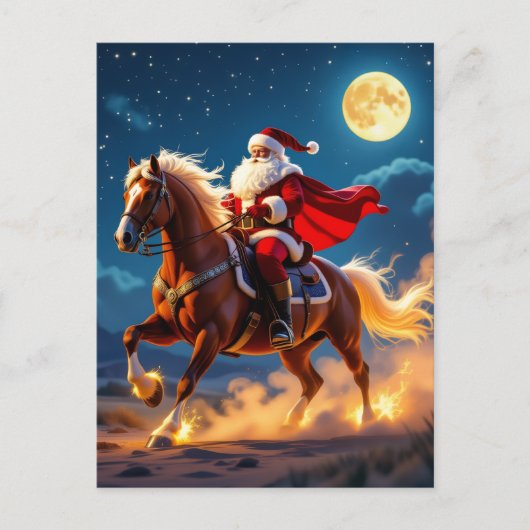 „Weihnachtliche Harmonie“ Feiertagspostkarte (Vorderseite)