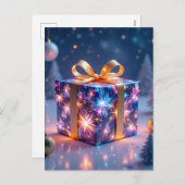 „Weihnachtliche Harmonie“ Feiertagspostkarte (Vorne/Hinten)