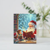 „Weihnachtliche Harmonie“ Feiertagspostkarte (Stehend Vorderseite)