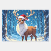 „Weihnachtliche Harmonie“ Geschenkpapier Set (Vorderseite 2)