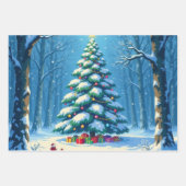 „Weihnachtliche Harmonie“ Geschenkpapier Set (Vorderseite 3)