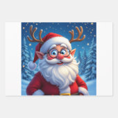 „Weihnachtliche Harmonie“ Geschenkpapier Set (Vorderseite 3)