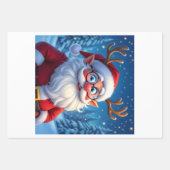 „Weihnachtliche Harmonie“ Geschenkpapier Set (Vorderseite 2)