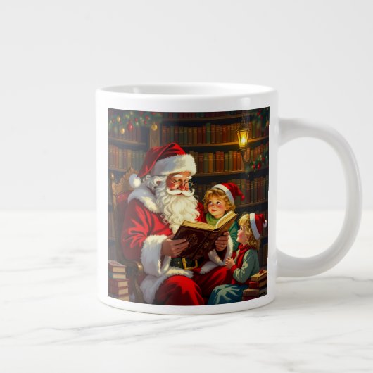 „Weihnachtliche Harmonie“ Jumbo-Tasse (Rechts)