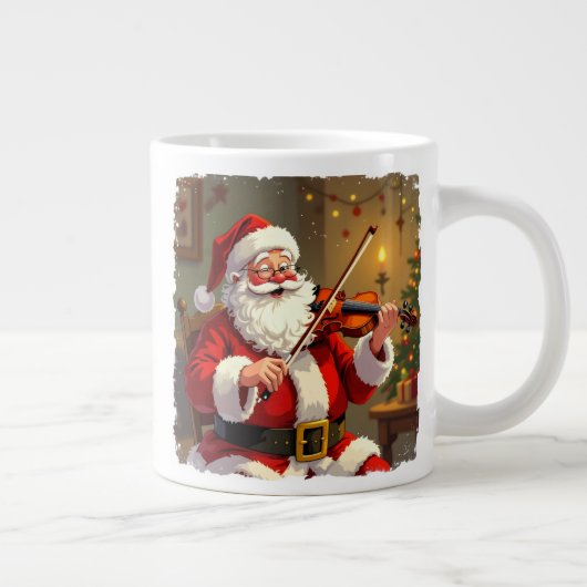 Weihnachtliche Harmonie Jumbo-Tasse (Rechts)