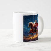„Weihnachtliche Harmonie“ Jumbo-Tasse (Vorderseite Rechts)