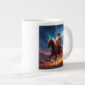 „Weihnachtliche Harmonie“ Jumbo-Tasse (Vorderseite Rechts)
