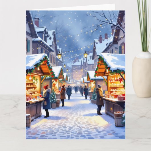 „Weihnachtliche Harmonie“ Karte (Vorderseite)