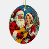 „Weihnachtliche Harmonie“ Keramik Ornament (Rechts)