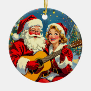 „Weihnachtliche Harmonie“ Keramik Ornament