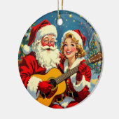 „Weihnachtliche Harmonie“ Keramik Ornament (Links)