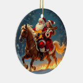 „Weihnachtliche Harmonie“ Keramik Ornament (Rechts)