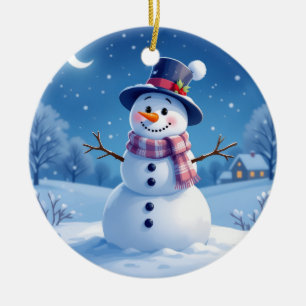 „Weihnachtliche Harmonie“ Keramik Ornament