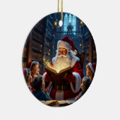 „Weihnachtliche Harmonie“ Keramik Ornament (Rechts)