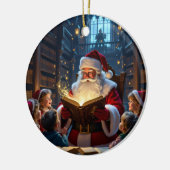 „Weihnachtliche Harmonie“ Keramik Ornament (Links)