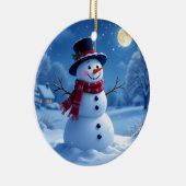 „Weihnachtliche Harmonie“ Keramik Ornament (Rechts)