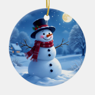 „Weihnachtliche Harmonie“ Keramik Ornament