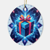 „Weihnachtliche Harmonie“ Keramik Ornament (Links)