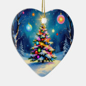 „Weihnachtliche Harmonie“ Keramik Ornament (Rechts)