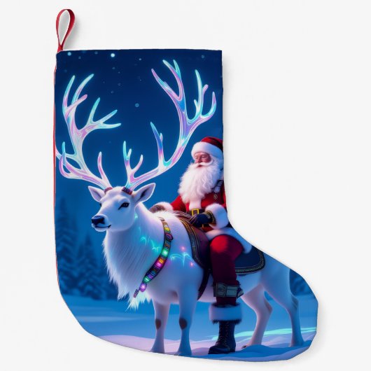 „Weihnachtliche Harmonie“ Kleiner Weihnachtsstrumpf (Vorderseite)