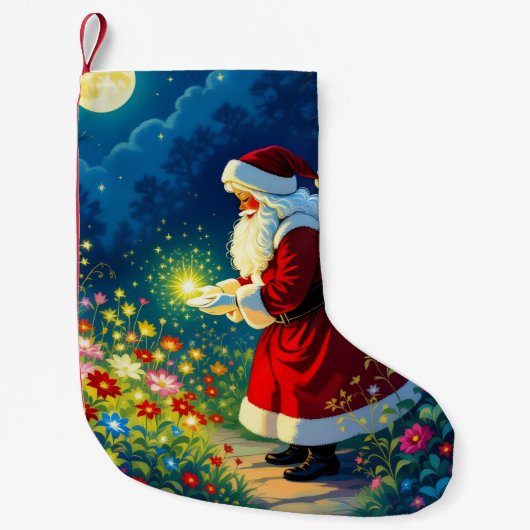 „Weihnachtliche Harmonie“ Kleiner Weihnachtsstrumpf (Vorderseite)