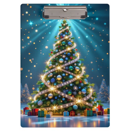 „Weihnachtliche Harmonie“ Klemmbrett (Vorderseite)