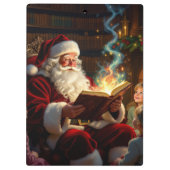 „Weihnachtliche Harmonie“ Klemmbrett (Rückseite)