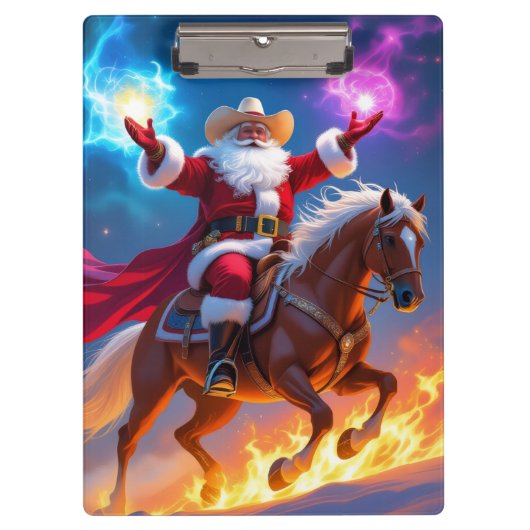 „Weihnachtliche Harmonie“ Klemmbrett (Vorderseite)