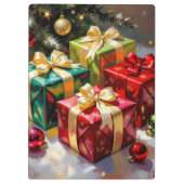 „Weihnachtliche Harmonie“ Klemmbrett (Rückseite)