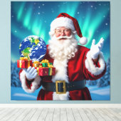 „Weihnachtliche Harmonie“ Leinwanddruck (Insitu (Holzboden))