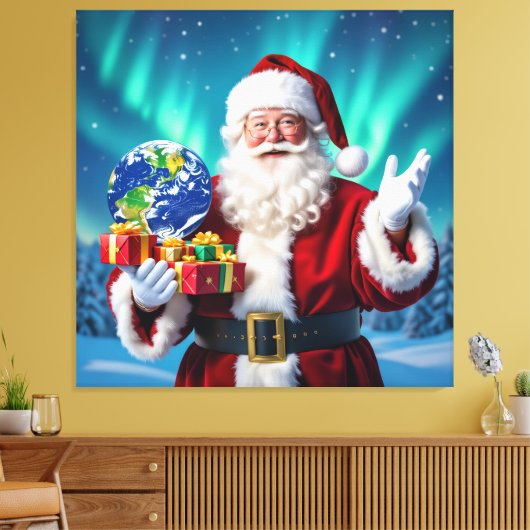 „Weihnachtliche Harmonie“ Leinwanddruck (Insitu (Wohnzimmer))