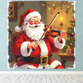 „Weihnachtliche Harmonie“ Leinwanddruck (Insitu (Holzboden))