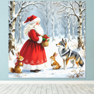 „Weihnachtliche Harmonie“ Leinwanddruck