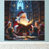 „Weihnachtliche Harmonie“ Leinwanddruck (Insitu (Holzboden))