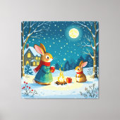 „Weihnachtliche Harmonie“ Leinwanddruck (Vorderseite)