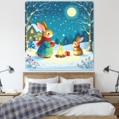 „Weihnachtliche Harmonie“ Leinwanddruck (Insitu (Schlafzimmer))