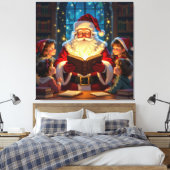„Weihnachtliche Harmonie“ Leinwanddruck (Insitu (Schlafzimmer))