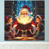 „Weihnachtliche Harmonie“ Leinwanddruck (Insitu (Holzboden))