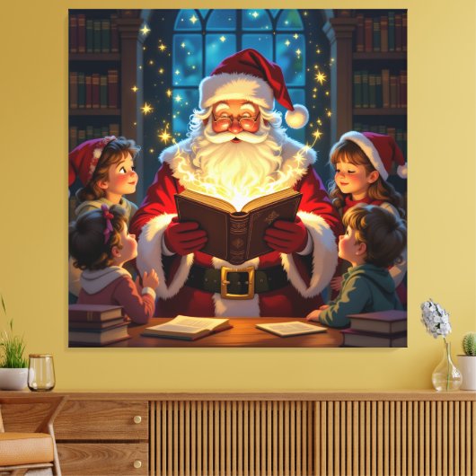 „Weihnachtliche Harmonie“ Leinwanddruck (Insitu (Wohnzimmer))