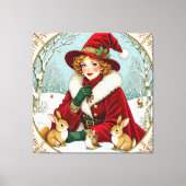 „Weihnachtliche Harmonie“ Leinwanddruck (Vorderseite)