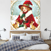 „Weihnachtliche Harmonie“ Leinwanddruck (Insitu (Schlafzimmer))