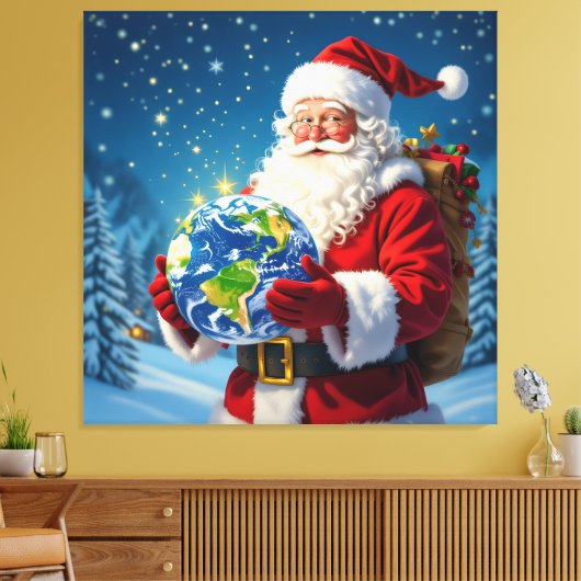 „Weihnachtliche Harmonie“ Leinwanddruck (Insitu (Wohnzimmer))