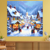 „Weihnachtliche Harmonie“ Leinwanddruck (Insitu (Wohnzimmer))