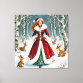 „Weihnachtliche Harmonie“ Leinwanddruck (Vorderseite)