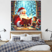 „Weihnachtliche Harmonie“ Leinwanddruck (Insitu (Schlafzimmer))