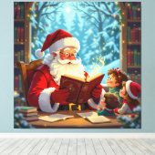 „Weihnachtliche Harmonie“ Leinwanddruck (Insitu (Holzboden))