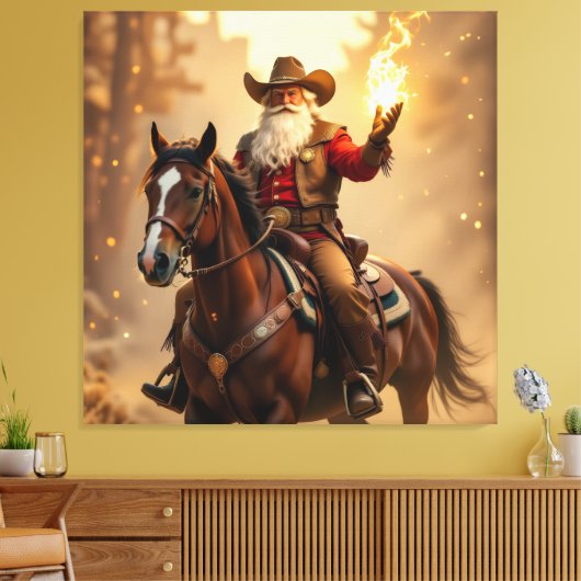 „Weihnachtliche Harmonie“ Leinwanddruck (Insitu (Wohnzimmer))