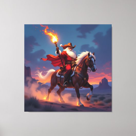 „Weihnachtliche Harmonie“ Leinwanddruck (Vorderseite)